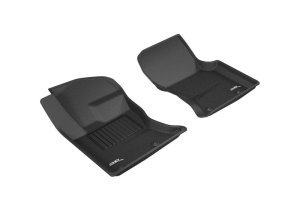Land Rover Range Rover Velar Floor Mats - Front - 3D MAXpider - KAGU Series - Black - `17-`20